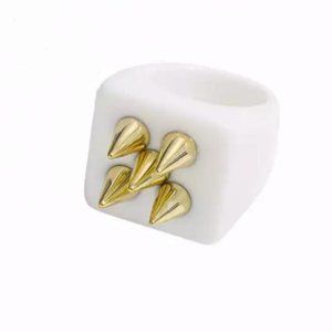 Acrylic ring "Spikes"